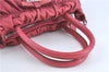 Authentic PRADA Leather Nappa Ribbon 2Way Shoulder Hand Bag Purse Pink 1586C