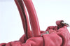 Authentic PRADA Leather Nappa Ribbon 2Way Shoulder Hand Bag Purse Pink 1586C