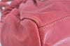 Authentic PRADA Leather Nappa Ribbon 2Way Shoulder Hand Bag Purse Pink 1586C
