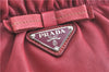 Authentic PRADA Leather Nappa Ribbon 2Way Shoulder Hand Bag Purse Pink 1586C
