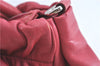 Authentic PRADA Leather Nappa Ribbon 2Way Shoulder Hand Bag Purse Pink 1586C