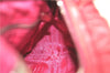 Authentic PRADA Leather Nappa Ribbon 2Way Shoulder Hand Bag Purse Pink 1586C