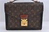 Authentic Louis Vuitton Monogram Monceau 2Way Shoulder Hand Bag M51185 LV 1586D