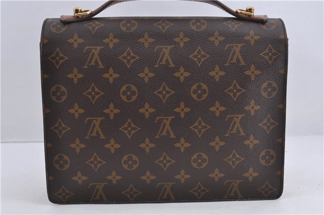 Authentic Louis Vuitton Monogram Monceau 2Way Shoulder Hand Bag M51185 LV 1586D