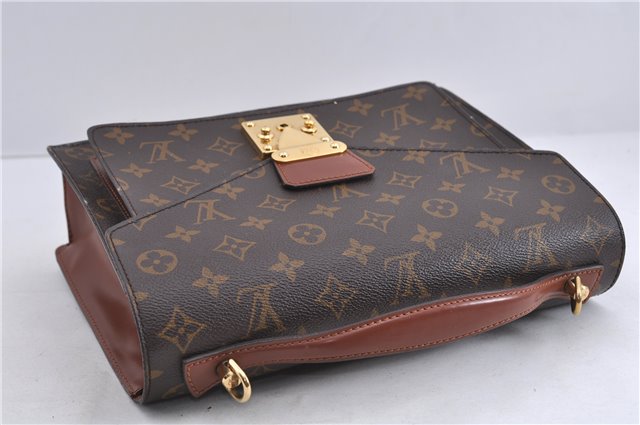 Authentic Louis Vuitton Monogram Monceau 2Way Shoulder Hand Bag M51185 LV 1586D