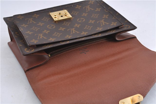 Authentic Louis Vuitton Monogram Monceau 2Way Shoulder Hand Bag M51185 LV 1586D