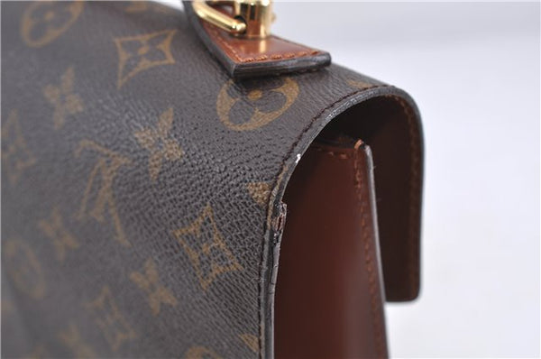 Authentic Louis Vuitton Monogram Monceau 2Way Shoulder Hand Bag M51185 LV 1586D