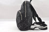 Authentic CHANEL Old Travel Line Backpack Purse Nylon Black 1587I