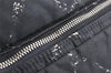 Authentic CHANEL Old Travel Line Backpack Purse Nylon Black 1587I