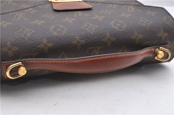 Authentic Louis Vuitton Monogram Monceau 2Way Shoulder Hand Bag M51187 LV 1588D