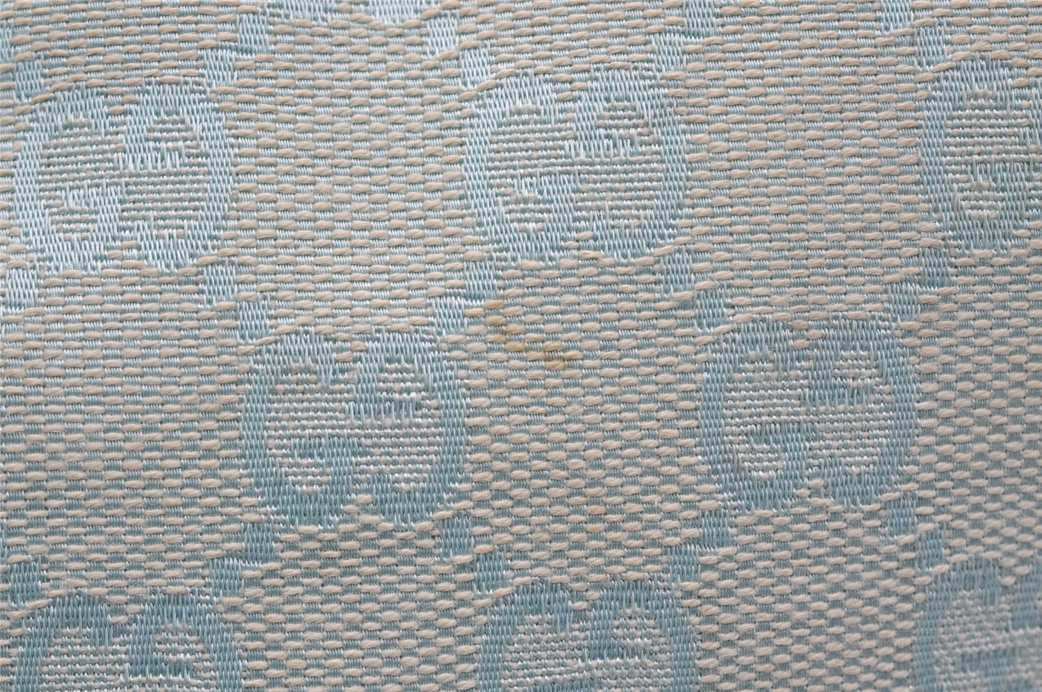 Authentic GUCCI Hand Bag Pouch Purse GG Canvas Leather 0391103 Blue 1588I