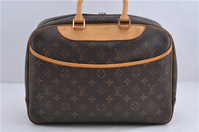 Authentic Louis Vuitton Monogram Deauville Hand Bag Purse M47270 LV 1589D