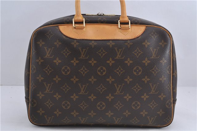 Authentic Louis Vuitton Monogram Deauville Hand Bag Purse M47270 LV 1589D