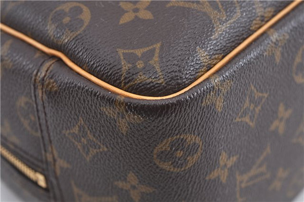 Authentic Louis Vuitton Monogram Deauville Hand Bag Purse M47270 LV 1589D