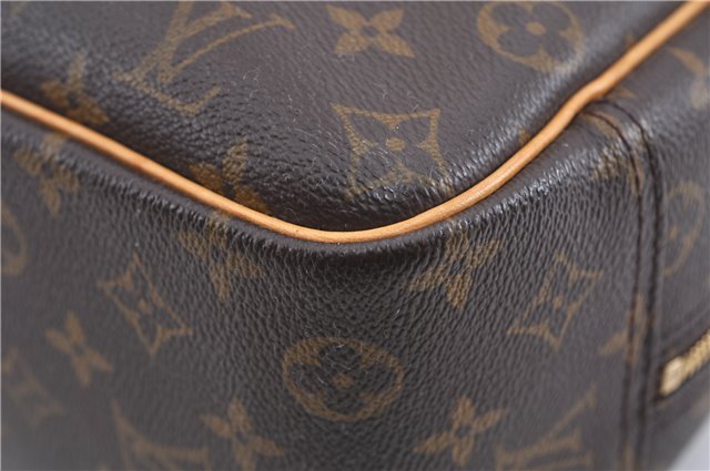 Authentic Louis Vuitton Monogram Deauville Hand Bag Purse M47270 LV 1589D