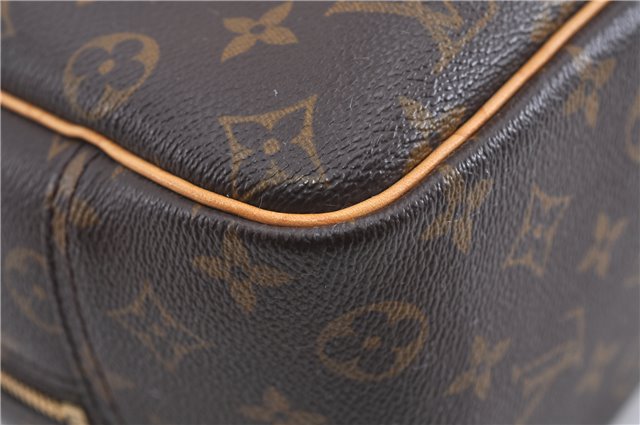 Authentic Louis Vuitton Monogram Deauville Hand Bag Purse M47270 LV 1589D