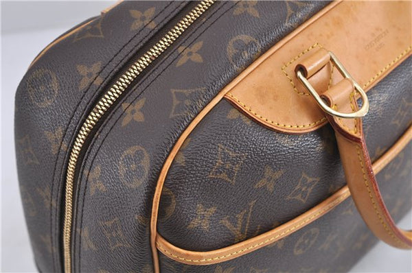 Authentic Louis Vuitton Monogram Deauville Hand Bag Purse M47270 LV 1589D