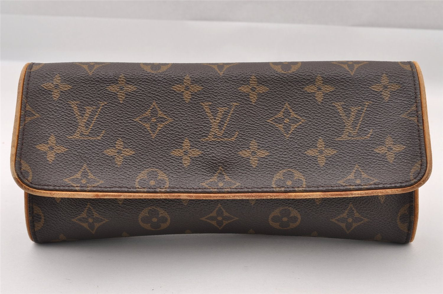 Authentic Louis Vuitton Monogram Pochette Twin GM Shoulder Bag M51852 LV 1590I