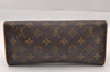 Authentic Louis Vuitton Monogram Pochette Twin GM Shoulder Bag M51852 LV 1590I