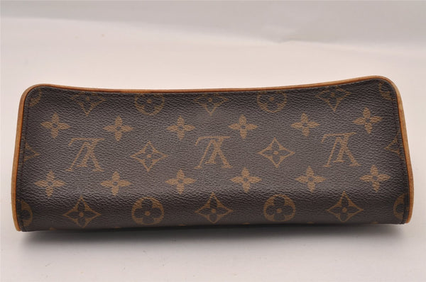 Authentic Louis Vuitton Monogram Pochette Twin GM Shoulder Bag M51852 LV 1590I