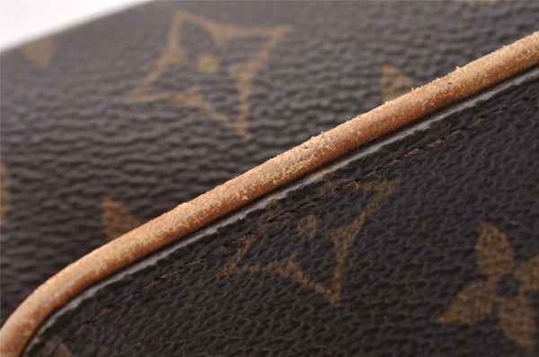 Authentic Louis Vuitton Monogram Pochette Twin GM Shoulder Bag M51852 LV 1590I