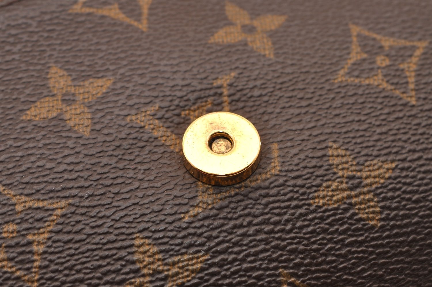 Authentic Louis Vuitton Monogram Pochette Twin GM Shoulder Bag M51852 LV 1590I