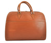 Authentic Louis Vuitton Epi Sorbonne Hand Business Bag Brown M54513 LV 1592I