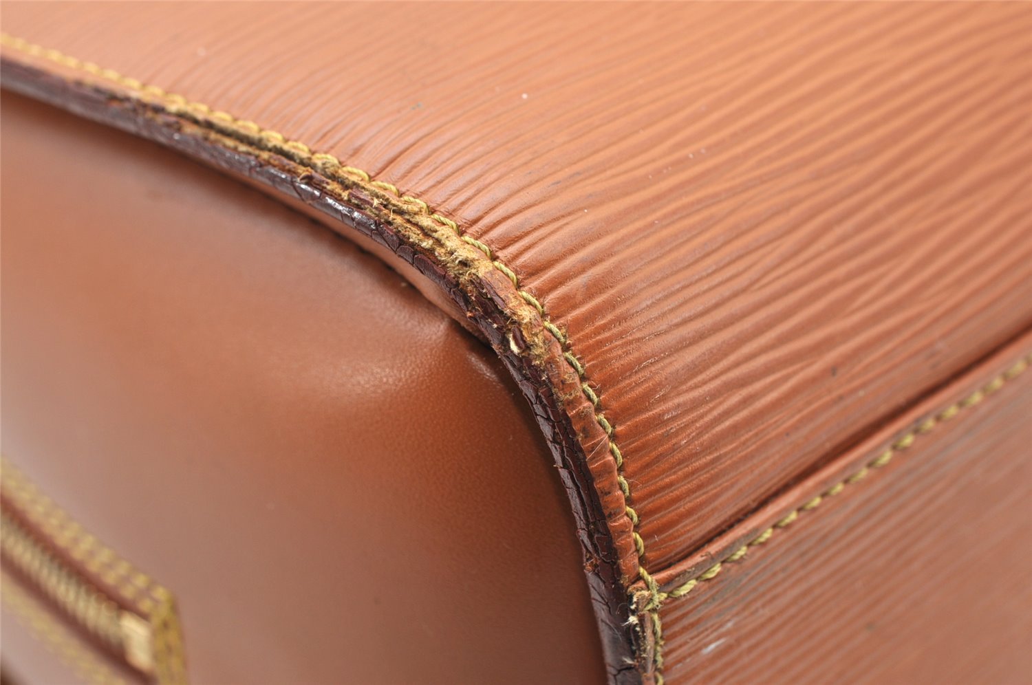 Authentic Louis Vuitton Epi Sorbonne Hand Business Bag Brown M54513 LV 1592I