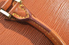 Authentic Louis Vuitton Epi Sorbonne Hand Business Bag Brown M54513 LV 1592I