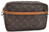 Authentic Louis Vuitton Monogram Compiegne 23 Clutch Hand Bag M51847 LV 1593D