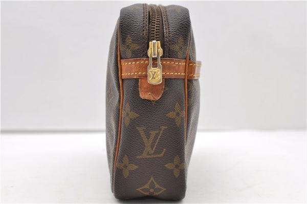 Authentic Louis Vuitton Monogram Compiegne 23 Clutch Hand Bag M51847 LV 1593D