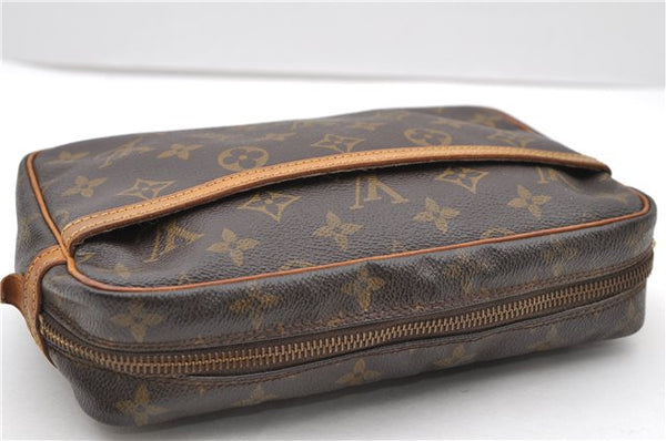 Authentic Louis Vuitton Monogram Compiegne 23 Clutch Hand Bag M51847 LV 1593D