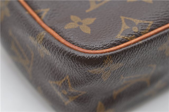 Authentic Louis Vuitton Monogram Compiegne 23 Clutch Hand Bag M51847 LV 1593D