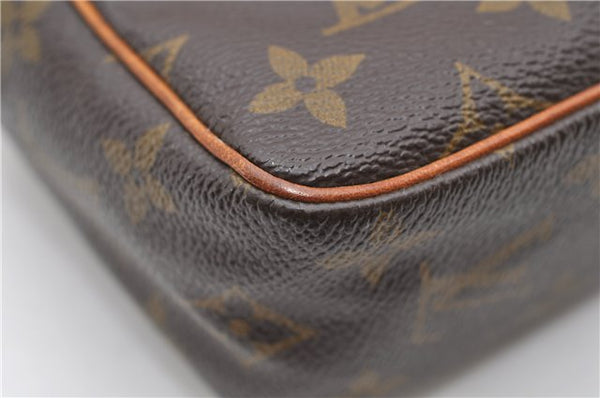 Authentic Louis Vuitton Monogram Compiegne 23 Clutch Hand Bag M51847 LV 1593D