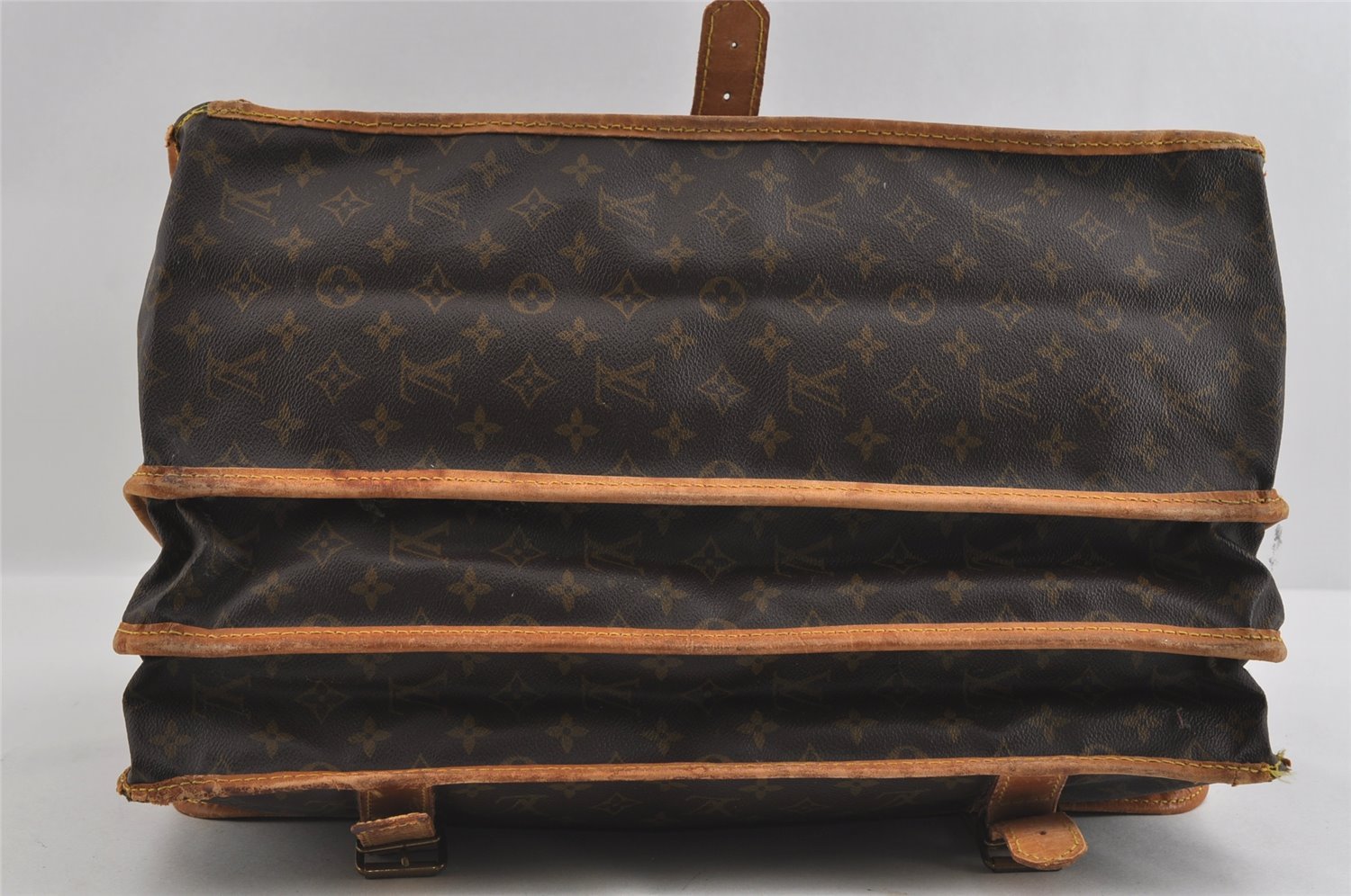 Authentic Louis Vuitton Monogram Sac Kleber Travel Bag Old Model LV 1593I