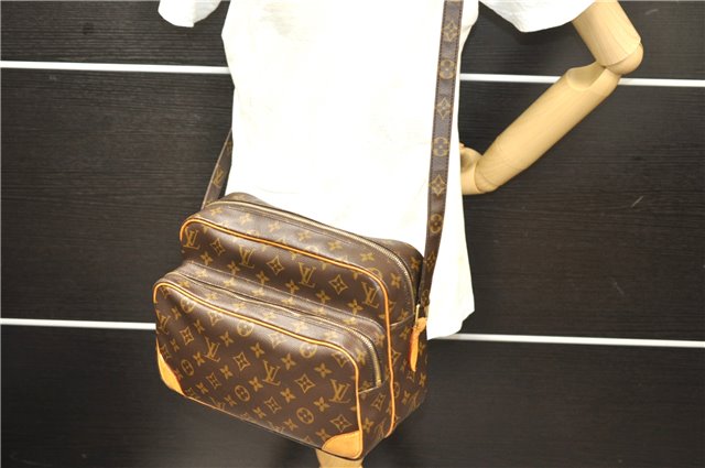 Authentic Louis Vuitton Monogram Nile Shoulder Cross Body Bag M45244 LV 1594D