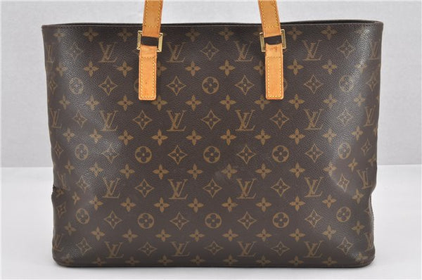 Authentic Louis Vuitton Monogram Luco Shoulder Tote Bag M51155 LV Junk 1594G