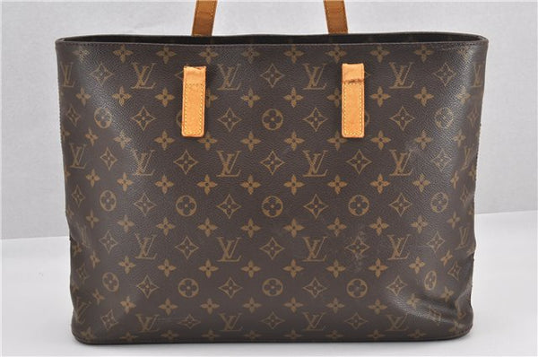 Authentic Louis Vuitton Monogram Luco Shoulder Tote Bag M51155 LV Junk 1594G