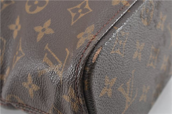 Authentic Louis Vuitton Monogram Luco Shoulder Tote Bag M51155 LV Junk 1594G