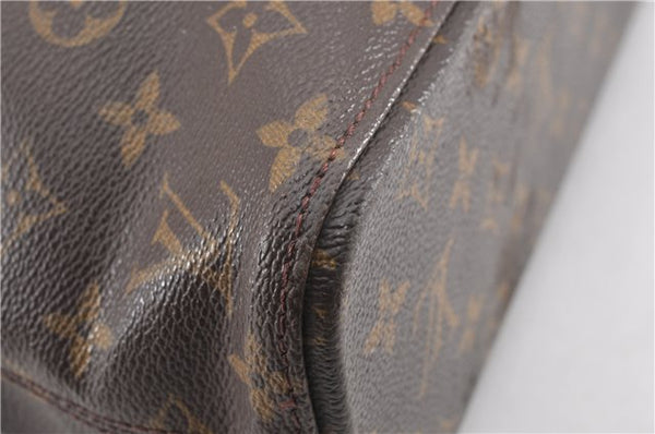 Authentic Louis Vuitton Monogram Luco Shoulder Tote Bag M51155 LV Junk 1594G