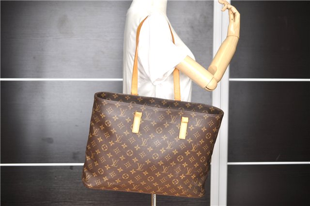 Authentic Louis Vuitton Monogram Luco Shoulder Tote Bag M51155 LV Junk 1594G