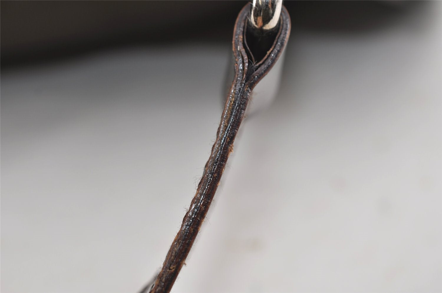 Authentic GUCCI Bamboo Shoulder Hand Bag Nylon Leather Khaki Green Brown 1594I