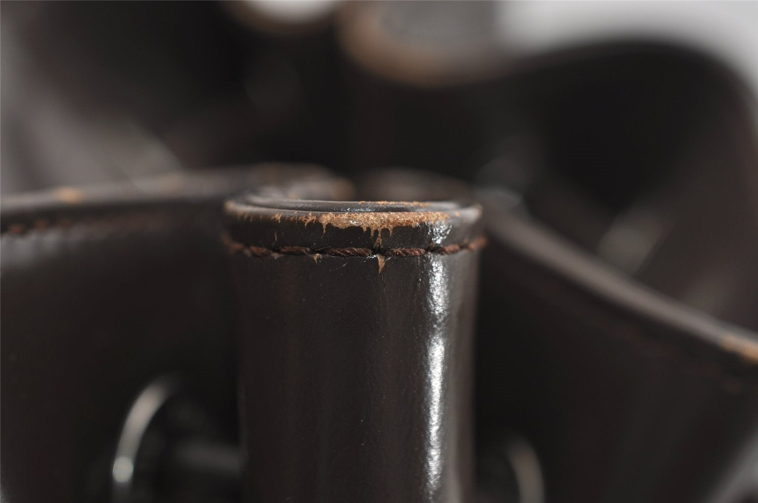 Authentic GUCCI Bamboo Shoulder Hand Bag Nylon Leather Khaki Green Brown 1594I