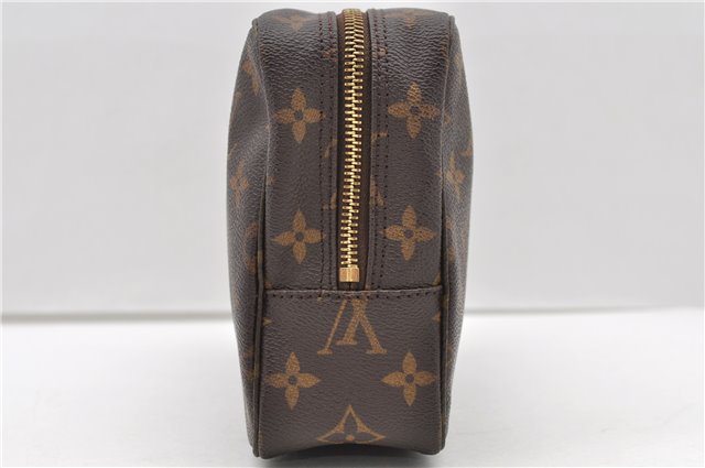 Auth Louis Vuitton Monogram Trousse Toilette 23 Clutch Hand Bag M47524 LV 1595D