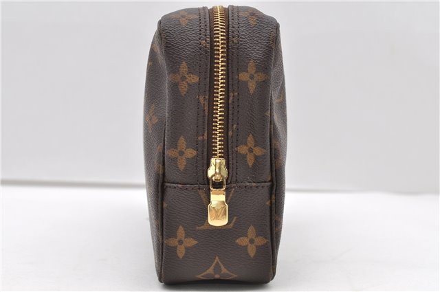 Auth Louis Vuitton Monogram Trousse Toilette 23 Clutch Hand Bag M47524 LV 1595D