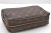 Auth Louis Vuitton Monogram Trousse Toilette 23 Clutch Hand Bag M47524 LV 1595D