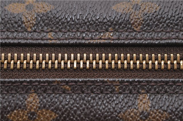 Auth Louis Vuitton Monogram Trousse Toilette 23 Clutch Hand Bag M47524 LV 1595D
