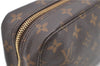 Auth Louis Vuitton Monogram Trousse Toilette 23 Clutch Hand Bag M47524 LV 1595D