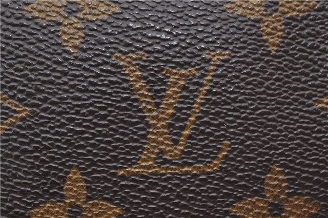 Auth Louis Vuitton Monogram Trousse Toilette 23 Clutch Hand Bag M47524 LV 1595D