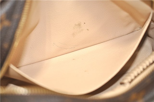 Auth Louis Vuitton Monogram Trousse Toilette 23 Clutch Hand Bag M47524 LV 1595D